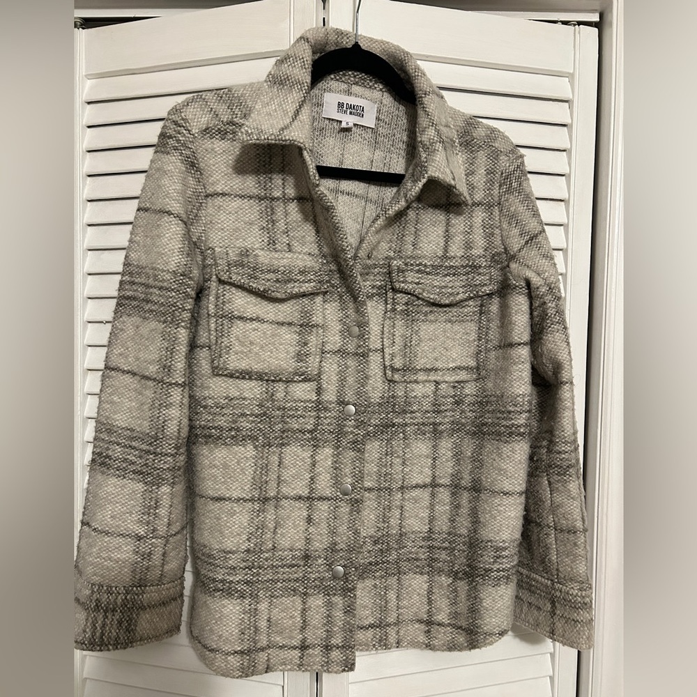 BB Dakota Plaid Shirt Jacket